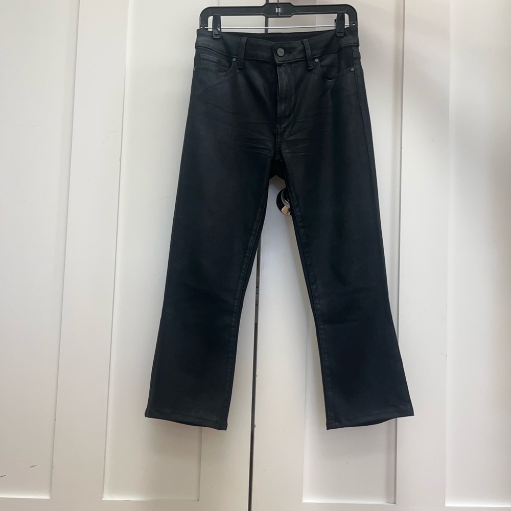 Paige Colette Cropped Flare Coated Denim Women’s Jean